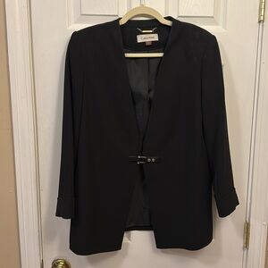 Calvin Klein women’s black suit jacket size 12.